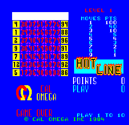 Cal Omega - Game 23.6 (Hotline) Title Screen
